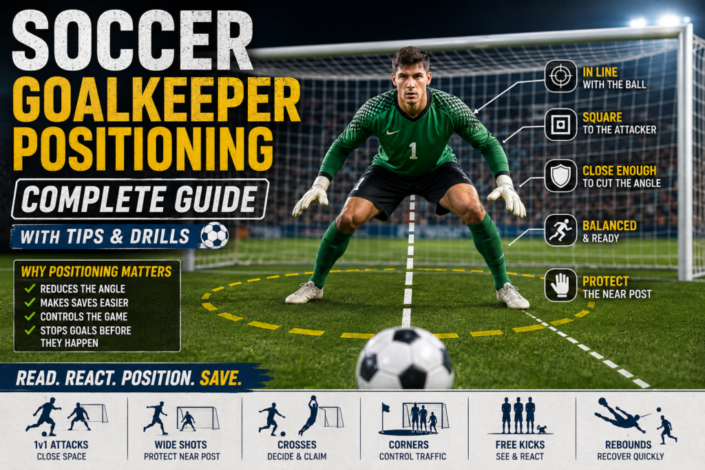 Soccer Goalkeeper Positioning: Drills, Tips & Complete Guide